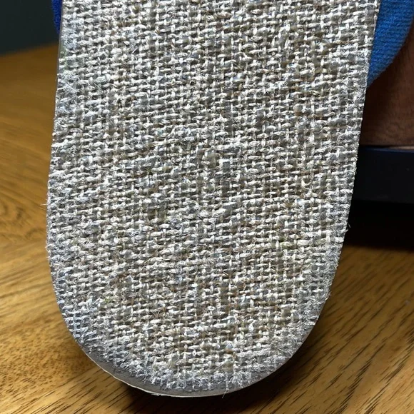 JOHNNY WAS Denim Suede Floral Tapestry Twist Slides - Picture 15 of 16